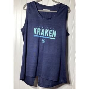 Seattle Kraken Women's Navy Tank Top